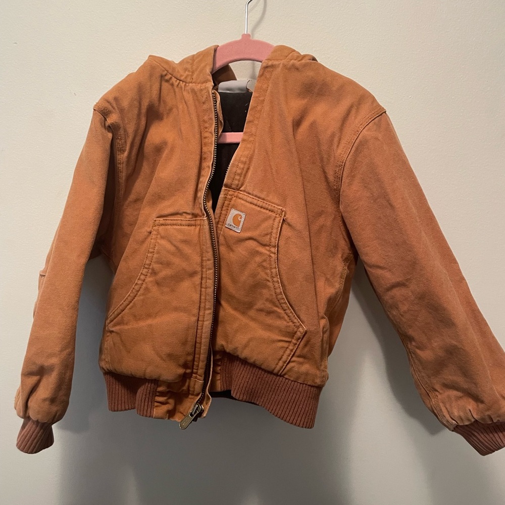 Used kids carhartt insulated jacket